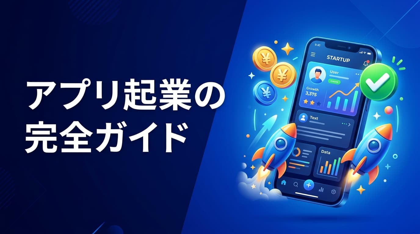 アプリ起業の完全ガイド2026|成功する5つの手順・費用相場・失敗事例